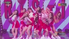 PRISTIN - WEE WOO - KBS音乐银行现场版 17/03/31