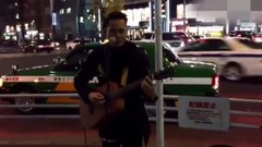 Beyond - 日本街头演唱《海阔天空》