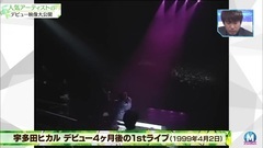 宇多田光 - 人気アーティストデビュー映像スペシャル:宇多田ヒカル MUSIC STATION