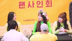 Lovelyz - 예인,빵떡 clip 러블리즈(Lovelyz) 팬싸인회@코엑스 메가박스 스퀘어