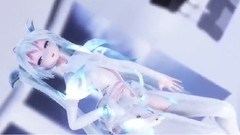 初音未来,VOCALOID家族 - 福利-冰蓝诱惑☆喜欢公主的翘臀吗
