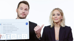Jennifer Lawrence,Chris Pratt - Jennifer Lawrence 和 Chris Pratt回答网民搜索最多的问题!