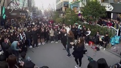 April(韩国) - 如果变成现实 弘大公交车站宣传