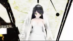 动漫专属 - 王者荣耀MMD-婚纱孙尚香的paranoia