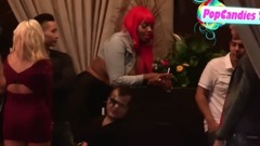 音乐短片 - Amazon Ashley is Smoking Hot in Flame Red Hair at Roosevelt in Hollywood