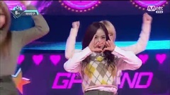 银河(GFriend),GFriend,俞宙(GFriend),艺琳(GFriend),信飞(GFriend) - FINGERTIP- KPOP TV Show - M COUNTDOWN 现场版-170413
