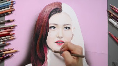 Somi - 大触速绘Somi彩铅画