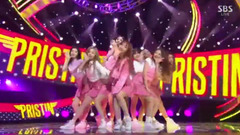PRISTIN - WEE WOO - SBS人气歌谣 现场版 17/04/30