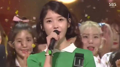 IU - 一位 - SBS人气歌谣 现场版 17/04/30