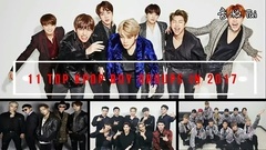 Infinite,EXO,防弹少年团,Winner,GOT7 - 2017韩国最受欢迎的11个男团