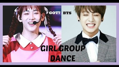 田柾国(防弹少年团) - 保守小清新的胖蛋vs火热奔放的搞基BTS&GOT7跳女团舞蹈对比合集