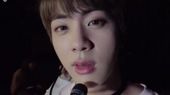 防弹少年团 - [BANGTAN BOMB] Jin's face-contact time 春日回归舞台后台