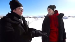 音乐短片 - 洋气 挖掘机滑雪