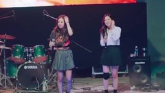 LiSA,BLACKPINK - 智秀美-LISA俏-ROSE脆-珍妮甜-首尔明知大学校庆祝贺演出可爱搞笑合集 17/05/16