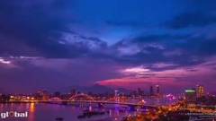 风景,音乐短片,乐动城市 - Danang International Fireworks Competition