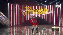 Kriesha Chu - Kriesha Chu - Trouble - SBS人气歌谣 现场版 17/05/28