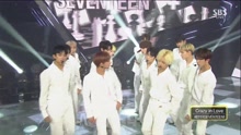 Seventeen - SEVENTEEN - Crazy in Love - SBS人气歌谣 现场版 17/05/28