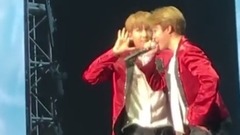 防弹少年团,V(防弹少年团),JIMIN(防弹少年团),J-HOPE(防弹少年团),Rap Monster(防弹少年团) - 香港场说话部分