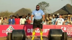 音乐短片 - World's Strongest Man 2016 EPIC DEADLIFT 2 WORLD RECORDS HALL VS SHAW