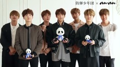 田柾国(防弹少年团),V(防弹少年团) - Magazinehousemovie 首次登场anan封面防弹少年团问候影像