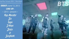 防弹少年团,GOT7,iKON,MONSTA X,NCT 127 - 那些七人组的韩国男团【1999-2017】