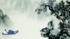 音乐短片 - 溪行桃花源李子臣国画