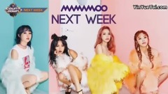 Nine Muses,MAMAMOO,MONSTA X - 下周回归 - M!Countdown现场版 17/06/15