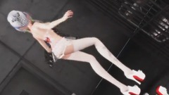 动漫专属,音乐短片,VOCALOID家族,MMDANCE - MMd【喵喵DI时代20】极乐毒土_美腿渲染测试