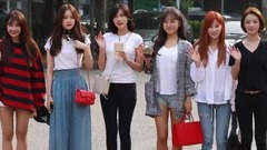 Nine Muses,Apink,NC.A（UNI.T） - 音乐银行 上班