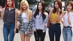 Red Velvet,LABOUM - 音乐银行 上班