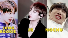 防弹少年团,田柾国(防弹少年团) - Jungkookie Vs JK Vs Nochu