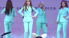 MAMAMOO,颂乐(MAMAMOO),玟星(MAMAMOO),辉人(MAMAMOO),华莎(MAMAMOO) - Mr.Ambiguous绿色西服帅气演出