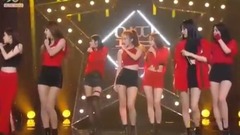 涩琪(Red Velvet),玟星(MAMAMOO),Somi,柳秀静(Lovelyz),金昭希(I.B.I),SONAMOO,OH MY GIRL - Deep Blue Eyes - KBS音银现场版 17/07/14