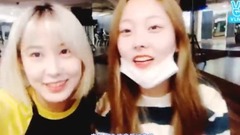 PRISTIN,Yuha（PRISTIN）,郑恩宇（PRISTIN） - PRISTIN YuNu的练习室vlive