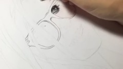 音乐短片 - 彩铅绘画艾薇儿(背景乐Bitchin' Summer)