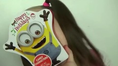 音乐短片 - Bad baby Giant Candy Challenge Victoria Annabelle Granny Toy Freaks Family World Bad minion 3