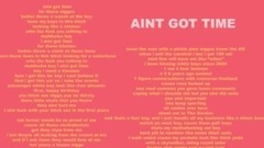 Tyler The Creator - Ain't Got Time