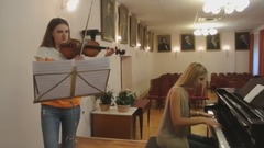 音乐短片 - Король и Шут - Прыгну со скалы  кавер на скрипке и пианино