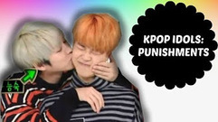 防弹少年团 - 在游戏中受到惩罚被打的爱豆们 防弹少年团&GOT7等