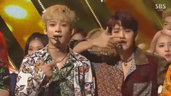 EXO - 一位&安可 - SBS人气歌谣现场版 17/07/30
