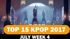 EXO,MAMAMOO,Red Velvet,BLACKPINK,K.A.R.D - 2017 7月第4周韩榜Top15