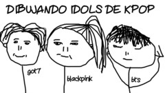 BigBang,Seventeen,防弹少年团,GOT7,BLACKPINK - 灵魂画手这样画KPOP爱豆,作者你可能要被通缉了!