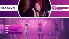 Nine Muses - Love City 成员歌词分配时长统计
