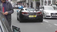 音乐短片 - London in July 2017, the super car bugatti Chiron, TDF, 918, Veryon thevitesse.