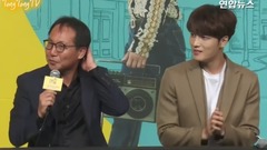 金在中 - JYJ 金在中·UIE <MAN-HOLE> 新闻发布会 -问候