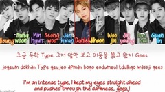 WANNA·ONE - Burn It Up 歌词分配