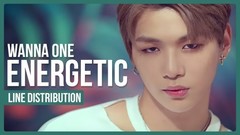 WANNA·ONE - ENERGETIC 成员歌词分配时长统计