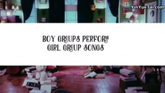 Super Junior,BigBang,EXO,BTOB,GOT7 - 美艳妖娆!当男爱豆跳起女团舞时