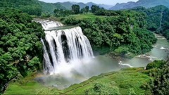 风景,音乐短片 - 高山流水 黄果树瀑布