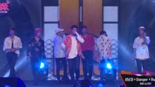 防弹少年团 - 防弹少年团 - Boy In Luv+Danger+Run - 音乐银行新加坡特辑 17/08/15